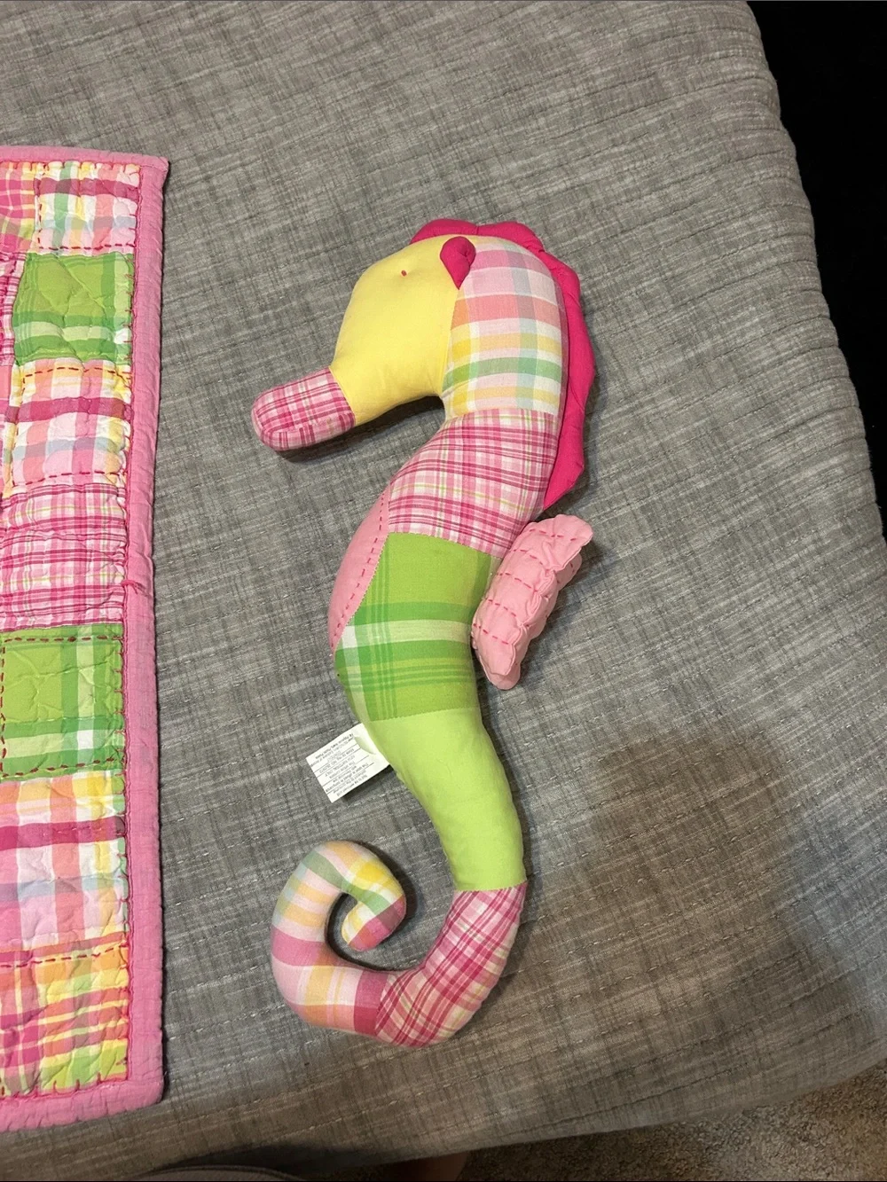 Pottery Barn kids comforter, 2 pillow cases and a sea horse set